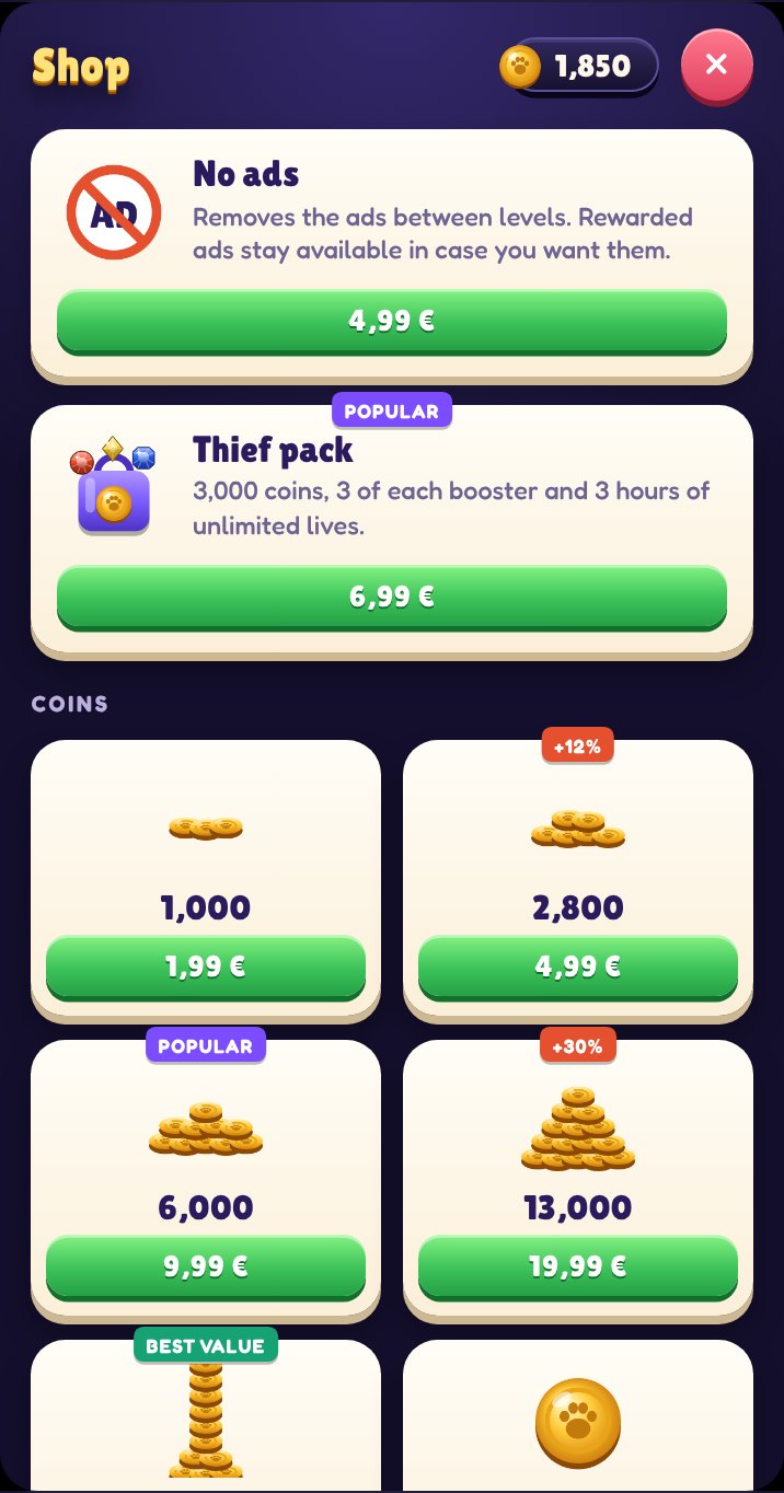 The Cat Heist shop